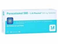 Paracetamol 500-1A Pharma Tabletten 20 Stück