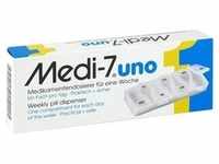 MEDI 7 uno Medikamentendosierer für 7 Tage weiß 1 Stück