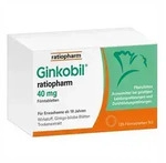 Ginkobil ratiopharm 40mg mit Ginkgo biloba 120 St