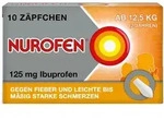 NUROFEN Junior Z&auml;pfchen 125 mg Ibuprofen 10 St