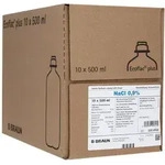 Isotone Kochsalz-l&ouml;sung 0,9% Braun Ecofl 10X500 ml