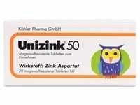 Unizink 50 Tabletten magensaftresistent 20 Stück