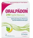 Oralp&auml;don 240 Apfel-Banane Elektolytepulver 10 St