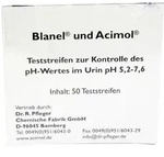 Teststreifenheft Z.bestimmung D.urin ph 50 St
