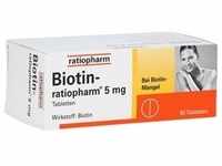 Biotin-ratiopharm 5mg Tabletten 90 Stück