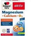 Doppelherz aktiv Magnesium + Calcium + D3 40 St