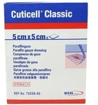 Cuticell Classic Wundgaze 5x5 cm 5 St