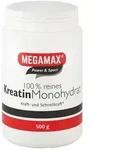 MEGAMAX Kreatin 100 % rein, vegan 500 g