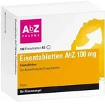 Eisentabletten AbZ 100 mg Filmtabletten 100 St