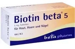 Biotin BETA 5 Tabletten 100 St