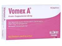 Vomex A Kinder 40mg Kinder-Suppositorien 10 Stück