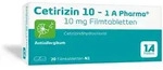 1A PHARMA CETIRIZIN 10 20 St
