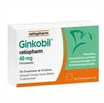 Ginkobil ratiopharm 40mg mit Ginkgo biloba 60 St