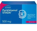 Paracetamol STADA 500mg Z&auml;pfchen 10 St