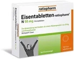 Eisentabletten-ratiopharm&reg; N 50 mg Filmtabletten 100 St