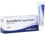 Aciclobeta Lippenherpes Creme 2 g