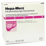 HEPA MERZ Infusionskonzentrat 25X10 ml