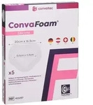 Convafoam Silicone Verband Sakral 16,5x20 Cm 5 St