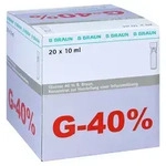 Glucose 40% B.braun Mini Plasco connect 20X10 ml