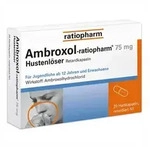 Ambroxol ratiopharm 75 mg Hustenl&ouml;ser 20 St