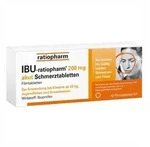 IBU ratiopharm 200 mg akut Schmerztabletten 10 St