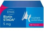 Biotin STADA 5mg Tabletten 100 St