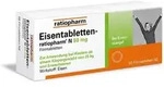 Eisentabletten-ratiopharm&reg; N 50 mg Filmtabletten 50 St