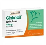 Ginkobil ratiopharm 40mg mit Ginkgo biloba 30 St