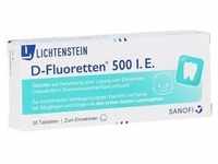 D-Fluoretten 500 I.E. Tabl.z.Herst.e.Lsg.z.Einnehmen Tabletten 30 Stück