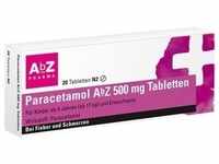 Paracetamol AbZ 500mg Tabletten 20 Stück