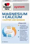 Doppelherz system Magnesium + Calcium + Kupfer + Mangan 60 St