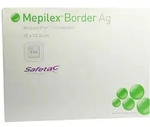 Mepilex Border Ag Schaumverb.10x12,5 cm 5 St