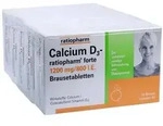 Calcium D3 ratiopharm forte Brausetabletten 100 St