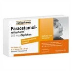 Paracetamol ratiopharm 250 mg 10 St