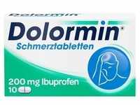 Dolormin Schmerztabletten mit 200 mg Ibuprofen Filmtabletten 10 Stück