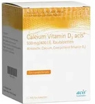 CALCIUM VITAMIN D3 acis 500 mg/400 I.E. 100 St