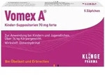 Vomex A&reg; Kinder-Suppositorien 70 mg 5 St
