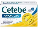 CETEBE Abwehr plus Mit Vitamin C, D und Zink 60 St