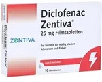 DICLOFENAC Zentiva 25 mg 10 St