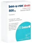 Ben-u-ron Direkt 500 mg Granulat Erdbeer 10 St