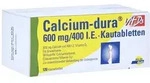 PZN-DE 09911631, Cooper Consumer Health Calcium DURA Vit D3 Brause 600 mg/400 I. 120