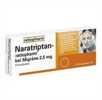 Naratriptan ratiopharm 2,5 mg 2 St