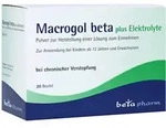 Macrogol beta plus Elektrolyte Pulver 20 St