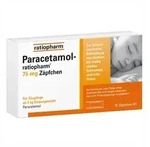 Paracetamol ratiopharm 75 mg 10 St