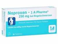 Naproxen-1A Pharma 250mg bei Regelschmerzen Tabletten 20 Stück