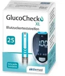 GlucoCheck XL Blutzuckerteststreifen 25 St