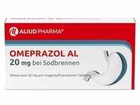 Omeprazol AL 20mg bei Sodbrennen Tabletten magensaftresistent 7 Stück