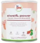 for you eHealth Eiwei&szlig; Power Erdbeer-Rhabarber 750 g