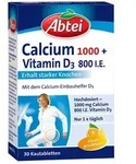 Abtei Osteo Vital Citrus Kautabletten 30 St