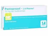 Pantoprazol-1A Pharma 20mg bei Sodbrennen Tabletten magensaftresistent 14 Stück